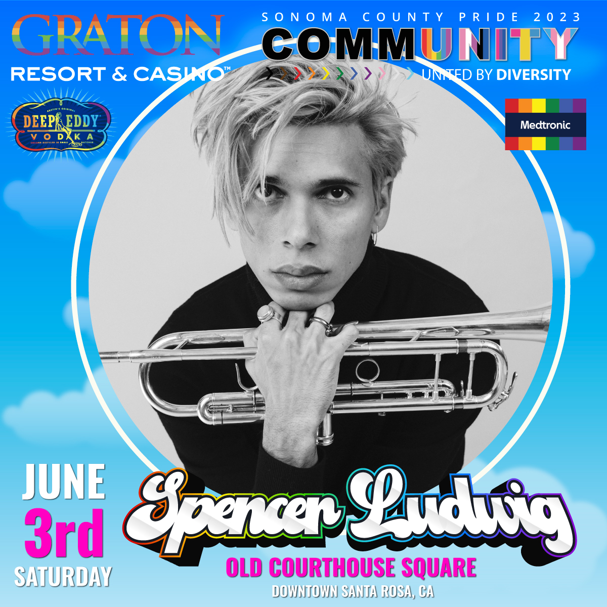 June 3 – Festival  Sonoma County LGBTQI Pride